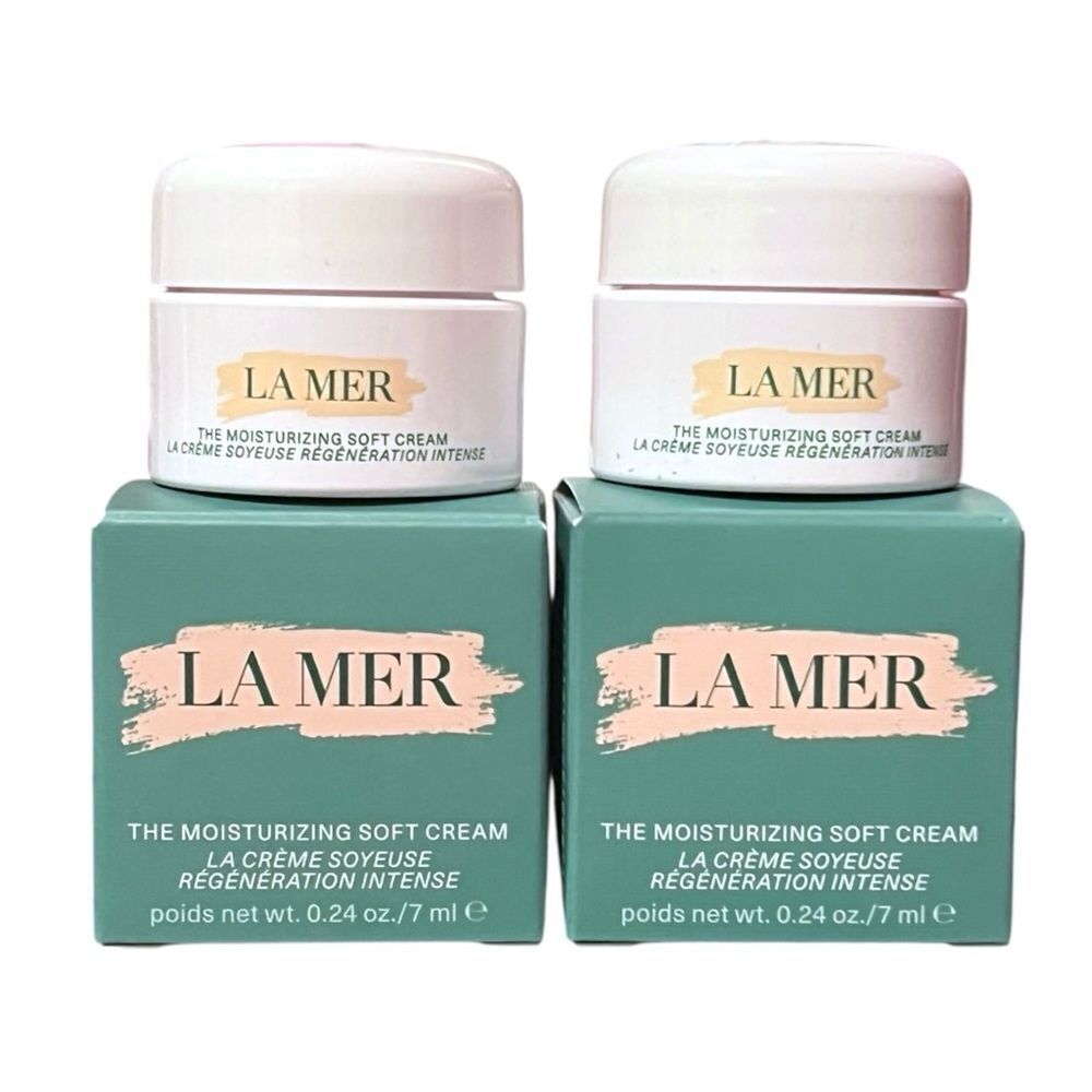 2 Pack La Mer The Moisturizing Soft Cream 7 ml